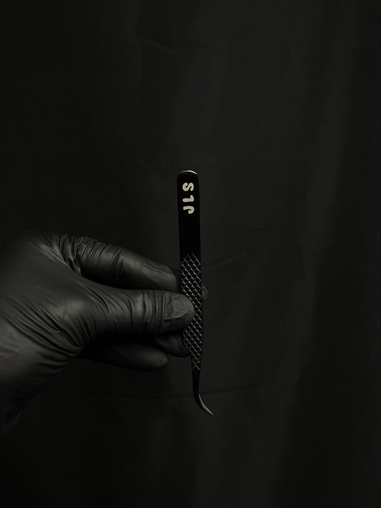 J Curve Tweezer