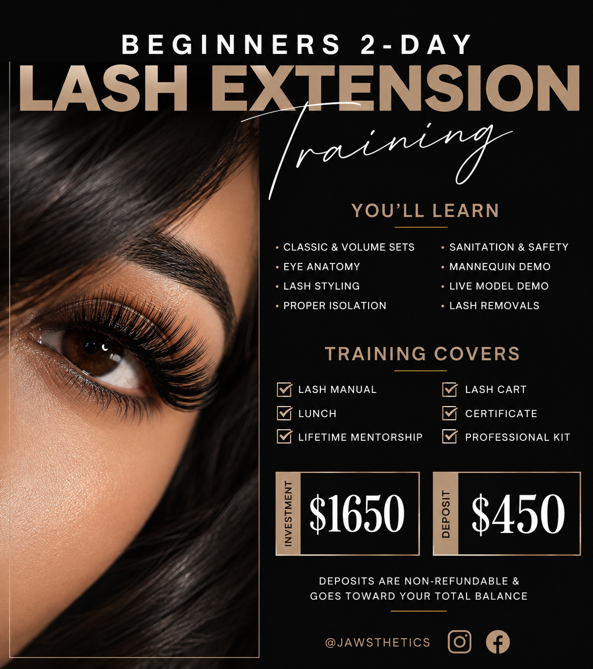 Lash Training (finance full amount)