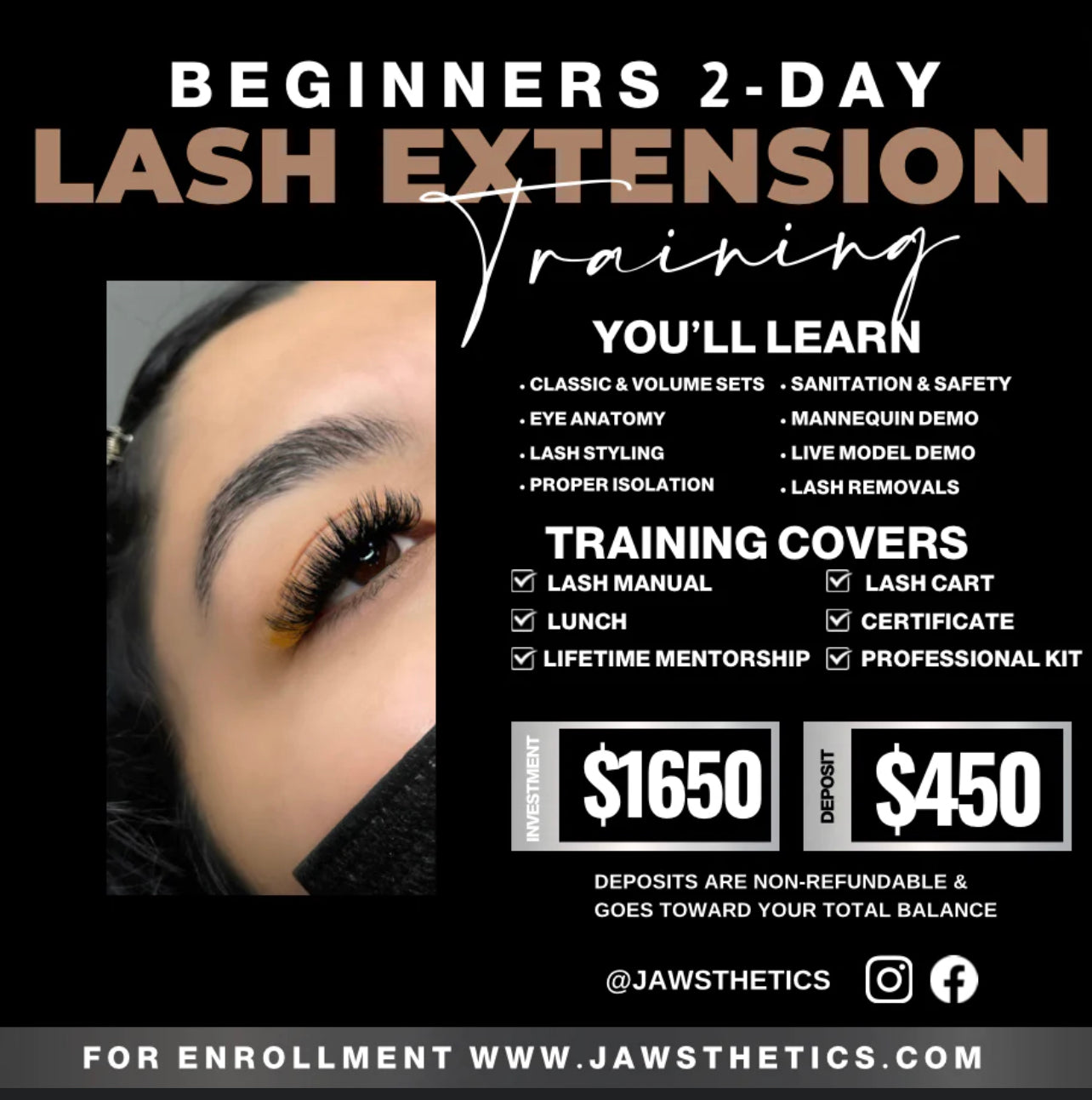 Lash Training (finance full amount)